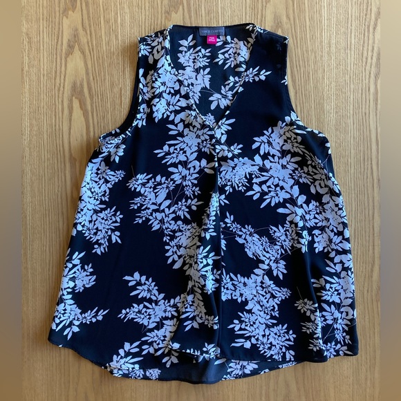 Vince Camuto Floral Tank - Size XXSP - Picture 1 of 4